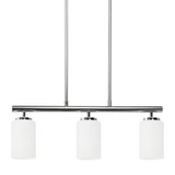 Contemporary Three Light Chandelier - 73-BEL-4532907