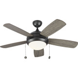 44 Inch Ceiling Fan with Light Kit - Traditional Style 5-Blade Ceiling Fan with Pull Chain - 96-BEL-1001396