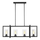 Contemporary Four Light Chandelier - 73-BEL-1001852
