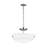 Hexham Court - Two Light Convertible Pendant in Transitional Style - 15 inches wide by 10.5 inches high - 73-BEL-2015908