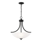 Hoddesdon Road - 9.5W Three Light Medium Pendant - 73-BEL-2756065
