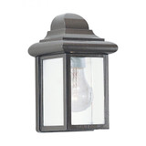 Single Light Rectangular Outdoor Wall Light - Exposed Bulb Porch Light - 73-BEL-1001957