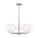David Causeway - 5 Light Medium Chandelier In Modern Style-14.13 Inches Tall and 26.88 Inches Wide - 73-BEL-1327095