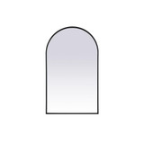 Spinnals Grove 40 Inch Metal Frame Arch Mirror by Bailey Street Home - 779-BEL-1292401