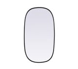 Newtown Esplanade 36 Inch Metal Frame Oval Mirror by Bailey Street Home - 779-BEL-1292444