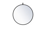 Anson Brae Decorative Hook Round Mirror 21 Inch Tall by Bailey Street Home - 779-BEL-1302026