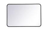 Lytton By Pass 24 Inch Soft Corner Rectangular Mirror by Bailey Street Home - 779-BEL-1302051