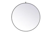 Anson Brae Decorative Hook Round Mirror 45 Inch Tall by Bailey Street Home - 779-BEL-1302028