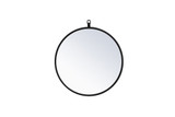 Anson Brae Decorative Hook Round Mirror 18 Inch Tall by Bailey Street Home - 779-BEL-1302025