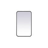 Lytton By Pass 30 Inch Soft Corner Rectangular Mirror by Bailey Street Home - 779-BEL-1302042