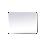 Lytton By Pass 27 Inch Soft Corner Rectangular Mirror by Bailey Street Home - 779-BEL-1302053