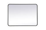 Lytton By Pass 27 Inch Soft Corner Rectangular Mirror by Bailey Street Home - 779-BEL-1302053