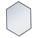 Etterby Lea Grove Hexagon Mirror 34 X 24 Inch Wide by Bailey Street Home - 779-BEL-1302017