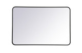 Lytton By Pass 42 Inch Soft Corner Rectangular Mirror by Bailey Street Home - 779-BEL-1302055