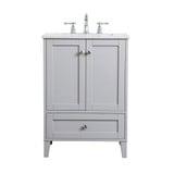 Dell Esplanade 24 Inch 1 Drawer Bath Vanity Sink Set by Bailey Street Home - 779-BEL-881198