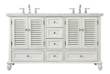 Portcullis Road 60 Inch 6 Drawer Bath Vanity Sink Set by Bailey Street Home - 779-BEL-881195