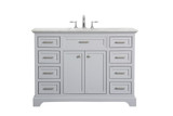 Lawn Brow 48 Inch 8 Drawer Bathroom Vanity Sink Set by Bailey Street Home - 779-BEL-688850