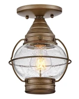 Cuckolds Green Road 1 Light Outdoor Flush Mount by Bailey Street Home - 81-BEL-2999350