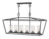 Harris Leaze 6 Light Oversized Outdoor Linear Pendant by Bailey Street Home - 81-BEL-4160005