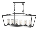 Harris Leaze 6 Light Oversized Outdoor Linear Pendant by Bailey Street Home - 81-BEL-4160005