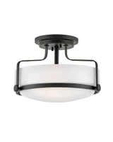Hill View Royd 3 Light 14 Inch Wide Semi Flush Mount by Bailey Street Home - 81-BEL-2885291
