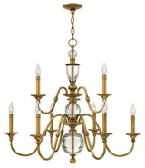 Northern Alley 9 Light Oversized Chandelier by Bailey Street Home - 81-BEL-1802424