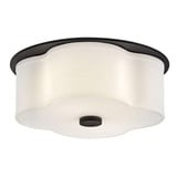 Common Retreat 14W 2 LED 14 Inch Wide Flush Mount by Bailey Street Home - 81-BEL-1320131