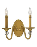 Northern Alley 2 Light Candle Style Wall Sconce by Bailey Street Home - 81-BEL-1802428