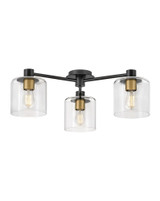 Mead Alley 3 Light 30 Inch Wide Flush Mount by Bailey Street Home - 81-BEL-1153354