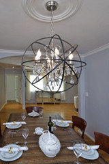 Leeds Ground 12 Light Oversized Pendant by Bailey Street Home - 93-BEL-514041