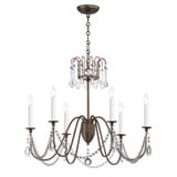 Pengam Street 6 Light Large Chandelier by Bailey Street Home 93-BEL-1265834 - 93-BEL-1265834