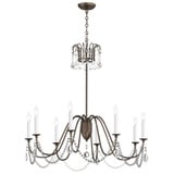 Pengam Street 8 Light Oversized Chandelier by BSH 93-BEL-1265835 - 93-BEL-1265835