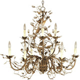 Amber Oaks 9 Light Large 2 Tier Chandelier by Bailey Street Home - 93-BEL-53971