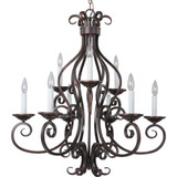 St Davids Ground 9 Light Large 2 Tier Chandelier by Bailey Street Home - 93-BEL-1090282