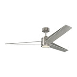 Ashfield Esplanade 3 Blade 60 Inch Ceiling Fan with Light Kit by BSH - 96-BEL-3087735