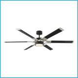 Spruce Avenue 62 Inch 6 Blade Ceiling Fan with Light Kit by BSH - 96-BEL-1001404
