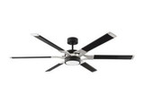 Spruce Avenue 62 Inch 6 Blade Ceiling Fan with Light Kit by BSH - 96-BEL-1001404