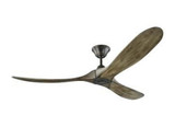 Grebe Cliff 3 Blade Ceiling Fan with Handheld Control 60 Inches Wide by BSH - 96-BEL-1001382