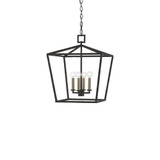 Denison 4 Light Large Pendant 22 Inch Tall by Currey Company - 9000-MDEN