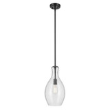 Chives Way 1 Light Clear Glass Small Pendant by BSH - 147-BEL-1340409
