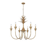 Lillianne 6 Light Large Chandelier by Golden - 0846-6