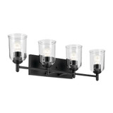 Dene Holt 4 Light Clear Glass Vanity Light by BSH - 147-BEL-1340435