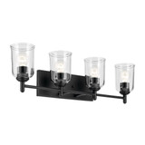 Dene Holt 4 Light Clear Glass Vanity Light by BSH - 147-BEL-1340435