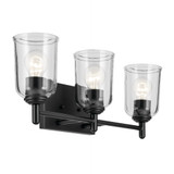 Dene Holt 3 Light Clear Glass Vanity Light by BSH - 147-BEL-1340434