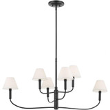 Gas Villas 6 Light Large Chandelier 19.5 Inch Tall and 6 Inch Wide by BSH - 147-BEL-1371152