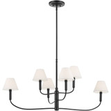 Gas Villas 6 Light Large Chandelier 19.5 Inch Tall and 6 Inch Wide by BSH - 147-BEL-1371152