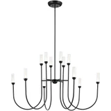 Burrows Dene 55W 12 LED XLarge Chandelier 32.25 Inch and 50 Inch Wide by BSH - 147-BEL-1371146