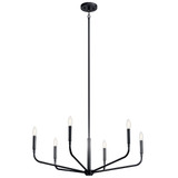 Chalk Piece 6 Light Large Round Chandelier by BSH - 147-BEL-1335409