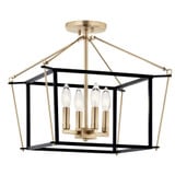 Shrewsbury Oaks 4 Light 16 Inch Wide Semi Flush Mount by BSH - 147-BEL-1335280