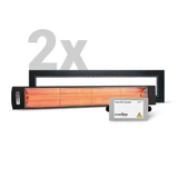 Electric Heater WiFi Controller and Flush Mount Frame Bundle By Eurofase - Bundle-H-WC-FM